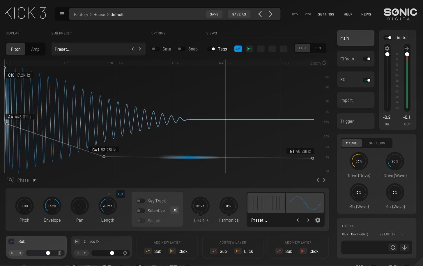 sonic academy Kick 3